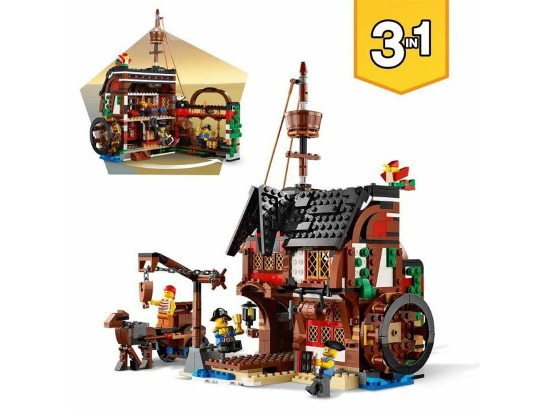 Игра Комплект Превозни Средства   Lego Creator 31109 Pirate Ship         3 в 1 1260 Части
