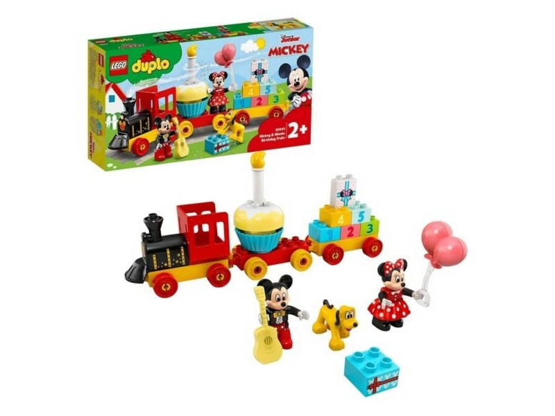 Playset Duplo Mickey and Minnie Birthday Train Lego 10941 Mickey and Minnie Birthday Train 36 cm