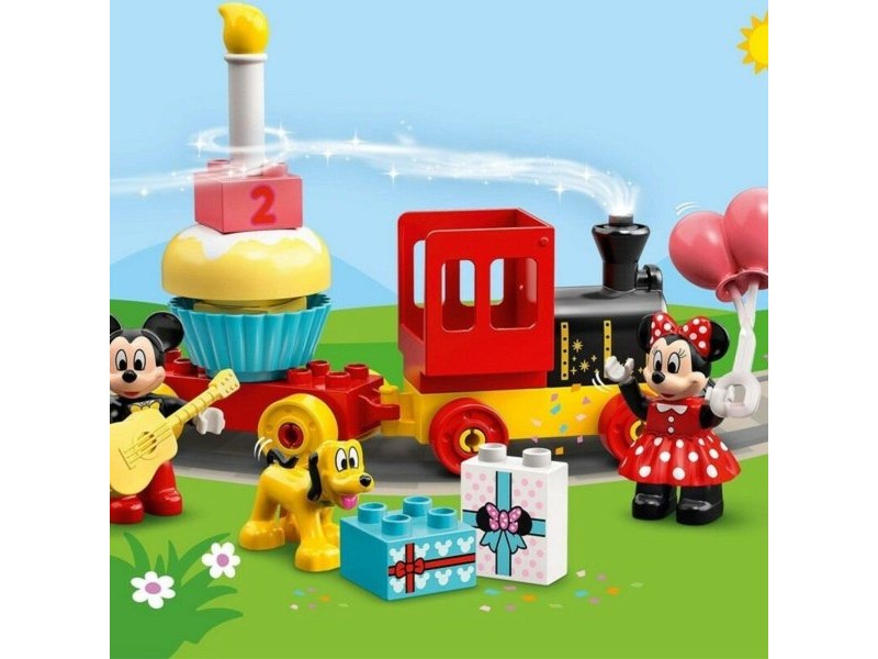 Playset Duplo Mickey and Minnie Birthday Train Lego 10941 Mickey and Minnie Birthday Train 36 cm