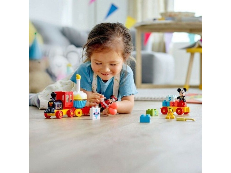 Playset Duplo Mickey and Minnie Birthday Train Lego 10941 Mickey and Minnie Birthday Train 36 cm