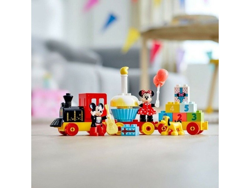 Playset Duplo Mickey and Minnie Birthday Train Lego 10941 Mickey and Minnie Birthday Train 36 cm