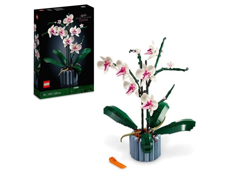 Playset Lego The Orchid Plants with Indoor Artificial Flowers