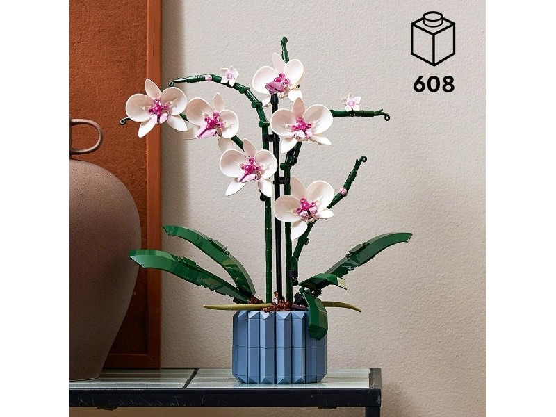 Playset Lego The Orchid Plants with Indoor Artificial Flowers