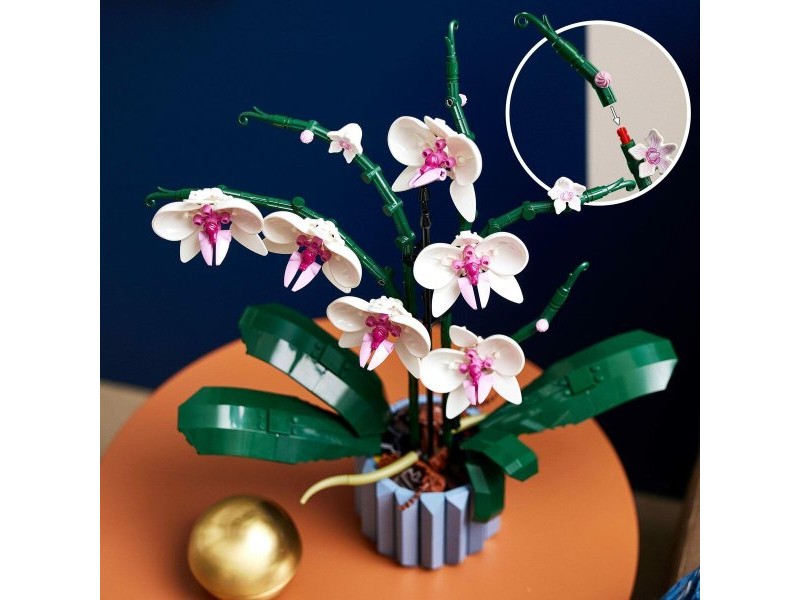 Playset Lego The Orchid Plants with Indoor Artificial Flowers