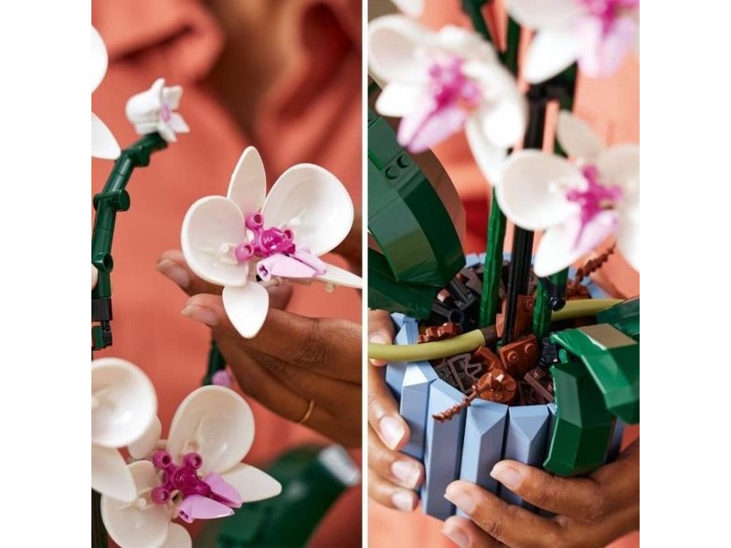 Playset Lego The Orchid Plants with Indoor Artificial Flowers