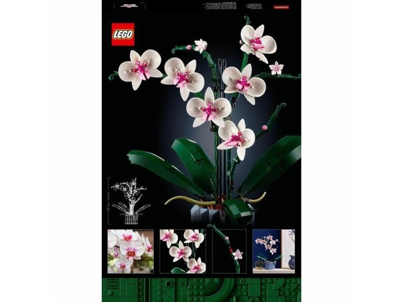 Playset Lego The Orchid Plants with Indoor Artificial Flowers