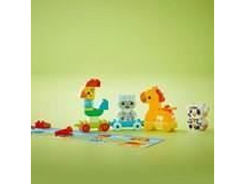 Playset Lego 10412 Animal Train 19 Части
