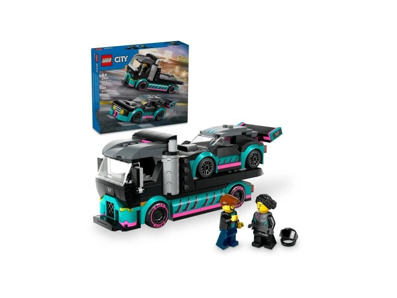 Playset Lego 60406 Race Car and car carrier truck