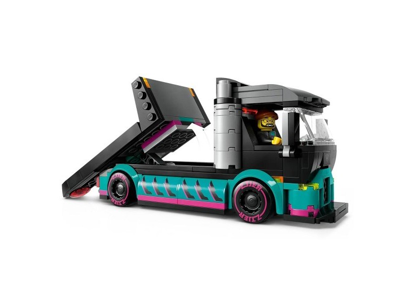 Playset Lego 60406 Race Car and car carrier truck