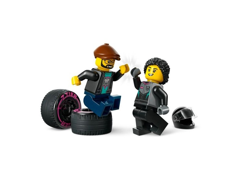 Playset Lego 60406 Race Car and car carrier truck