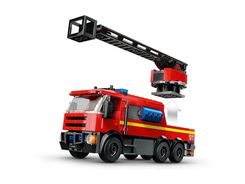 Playset Lego 60414 Fire station with Fire engine