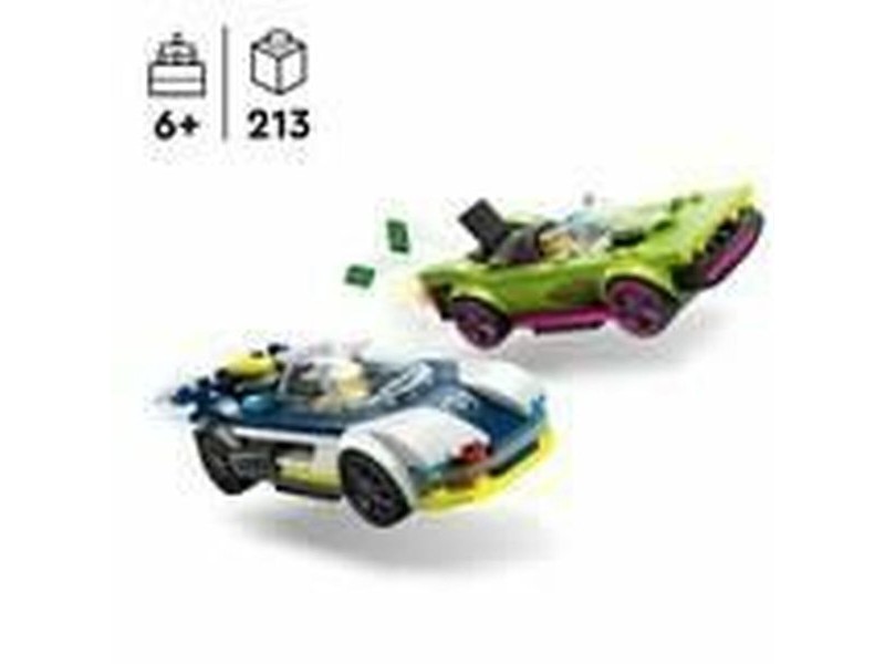 Playset Lego 60415 Police Car and Power Sport Car