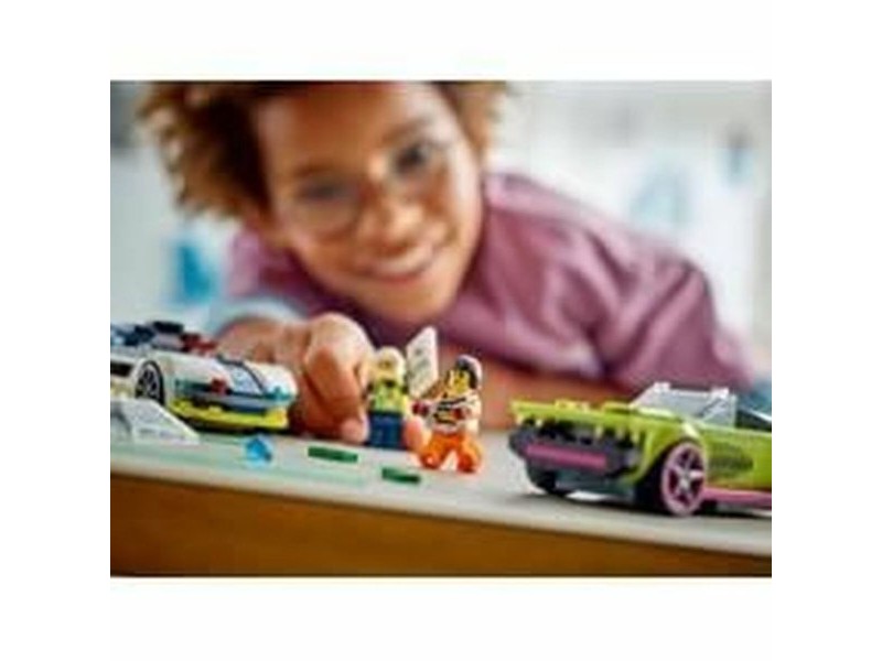 Playset Lego 60415 Police Car and Power Sport Car