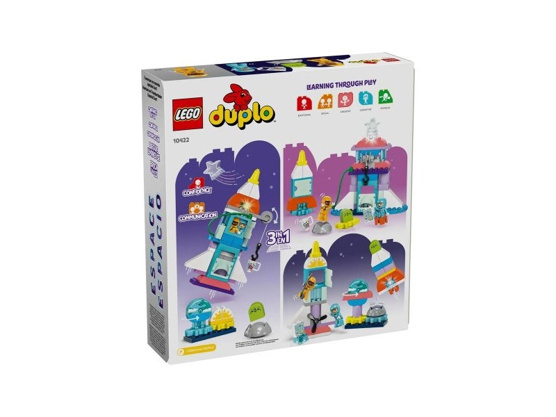 Playset Lego 10422  3 in 1 Space Shuttle Adventure 58 Части