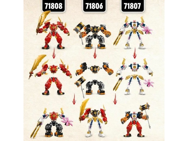 Playset Lego 71808 Kai Fire Elemental Mecca - ToyPro