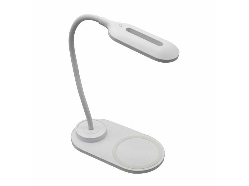 LED Лампа с Безжично Зарядно Устройство за Смартфони Denver Electronics LQI-55 Бял 5 W LED Лампа с Безжично Зарядно Устройство за Смартфони Denver Electronics LQI-55 Бял 5 W