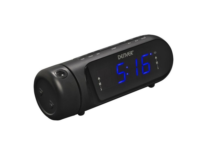 Радио часовник FM Denver Electronics CPR-700 Черен