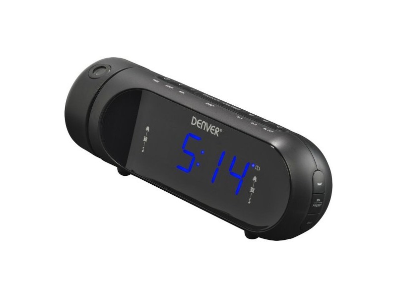 Радио часовник FM Denver Electronics CPR-700 Черен