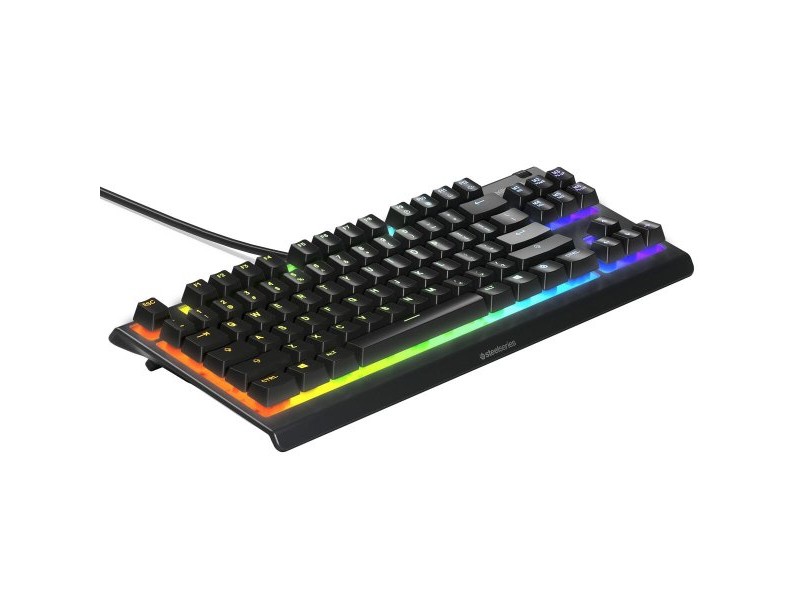 Клавиатура за игри SteelSeries APEX 3 TKL Черен Испанска Qwerty
