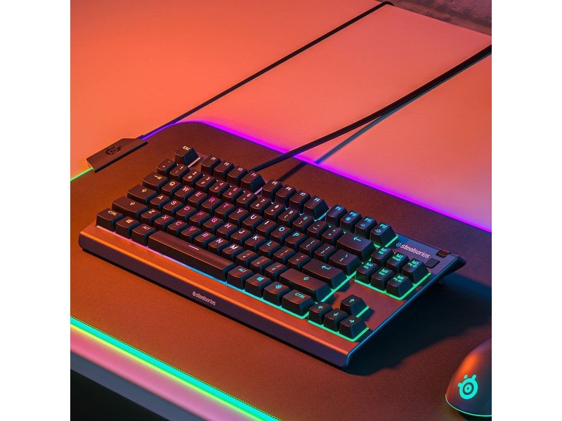 Клавиатура за игри SteelSeries APEX 3 TKL Черен Испанска Qwerty