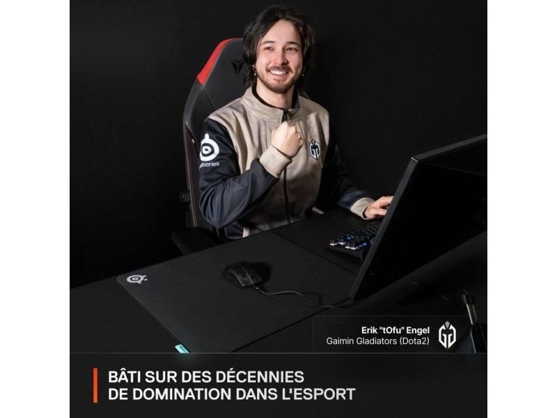 Подложка за мишка SteelSeries QcK Performance XL - Balance Черен