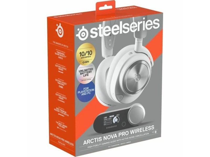 Слушалки SteelSeries Arctis Nova Pro Бял