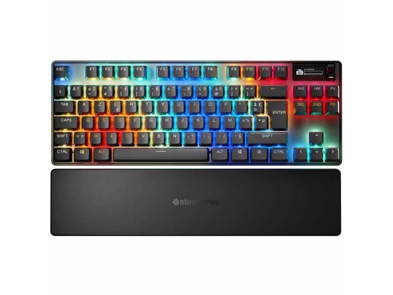 Блутут клавиатура SteelSeries apex pro tkl wl gen 3 Черен Azerty френски