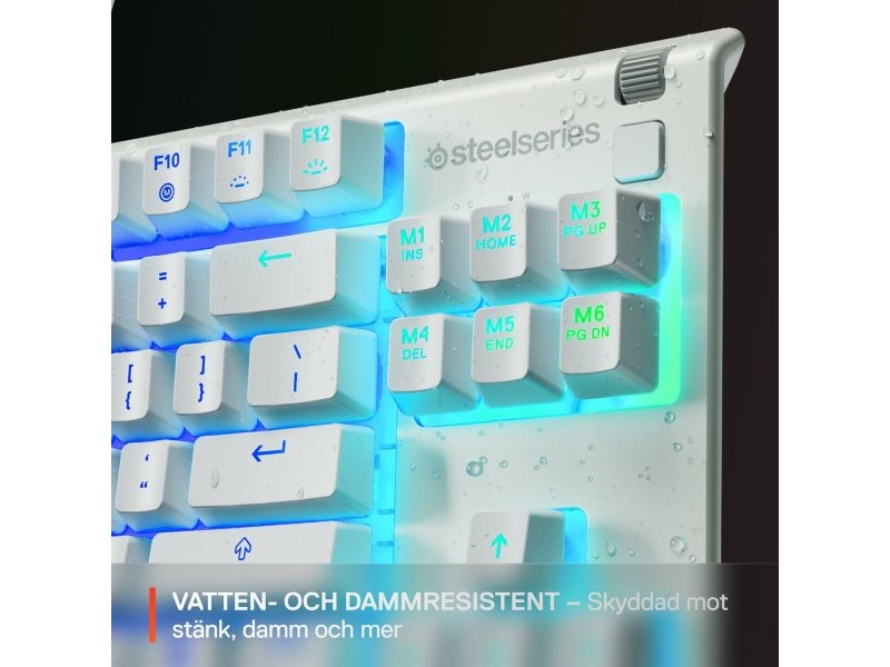 Клавиатура SteelSeries 64819 Бял