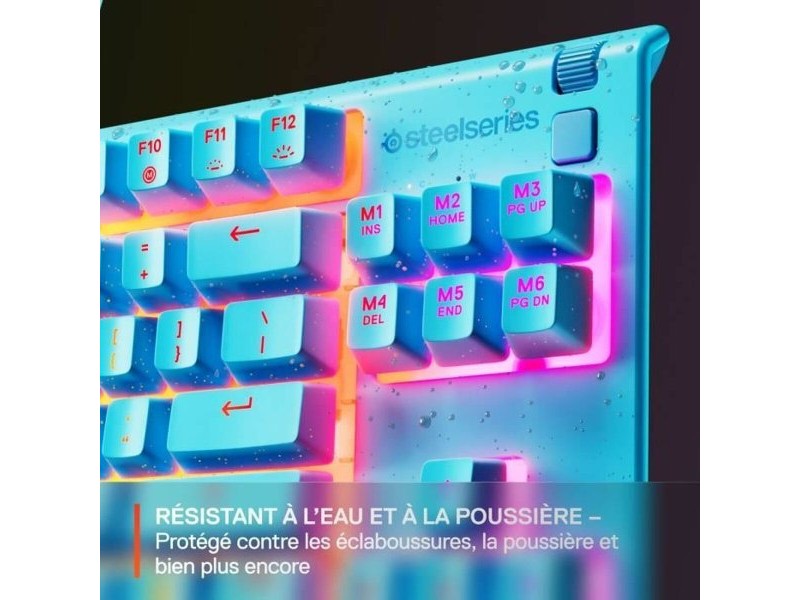 Клавиатура SteelSeries Apex 3 TKL Син