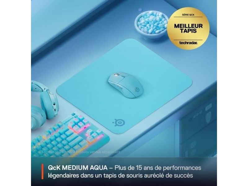 Подложка за мишка SteelSeries цвят тюркоаз