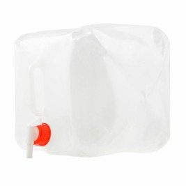 Контейнер за Вода Outfit Бял 10 L 23 x 23 x 25 cm Сгъваем