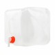 Контейнер за Вода Outfit Бял 10 L 23 x 23 x 25 cm Сгъваем