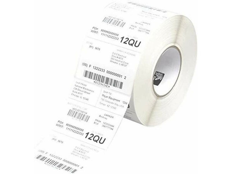 Етикети за принтер Zebra Perform 1000T Бял Ø 25 mm (12 броя)