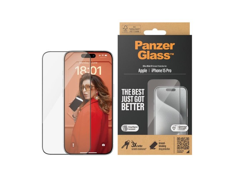 Протектор за екран на мобилен телефон Panzer Glass 2810 Apple
