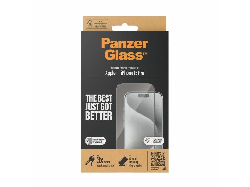 Протектор за екран на мобилен телефон Panzer Glass 2810 Apple