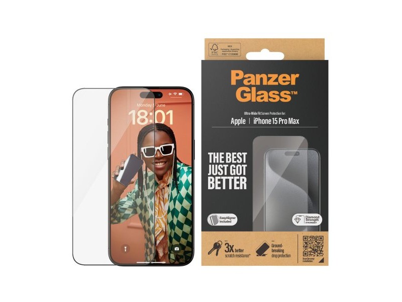 Протектор за екран на мобилен телефон Panzer Glass 2812 Apple