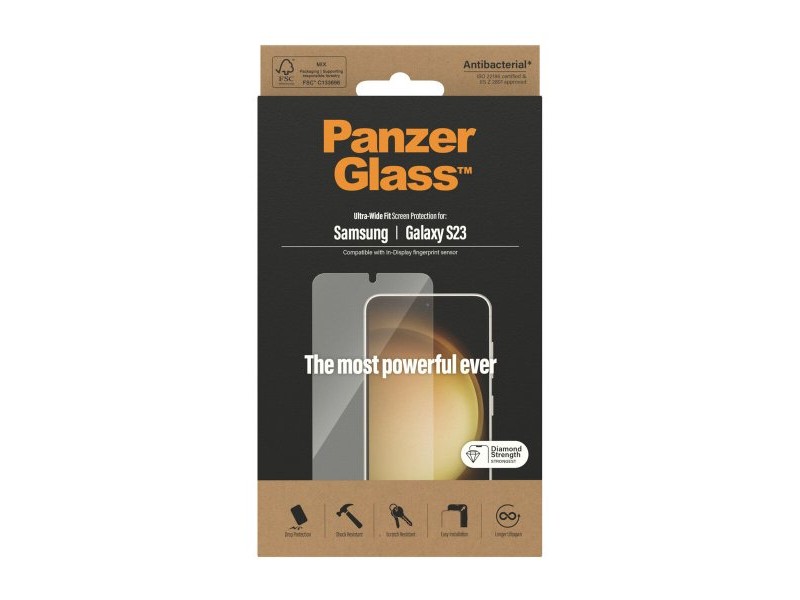 Протектор за екран Panzer Glass 7322 Samsung Samsung Galaxy S23 Протектор за екран Panzer Glass 7322 Samsung Samsung Galaxy S23