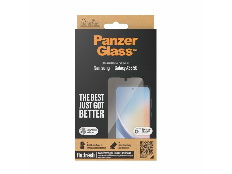 Протектор за екран на мобилен телефон PanzerGlass Samsung A35