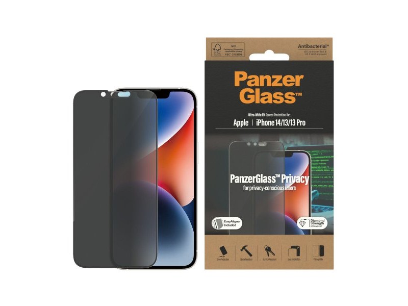 Протектор за екран на мобилен телефон Panzer Glass P2783 Apple iPhone 13 Pro iPhone 13 iPhone 14