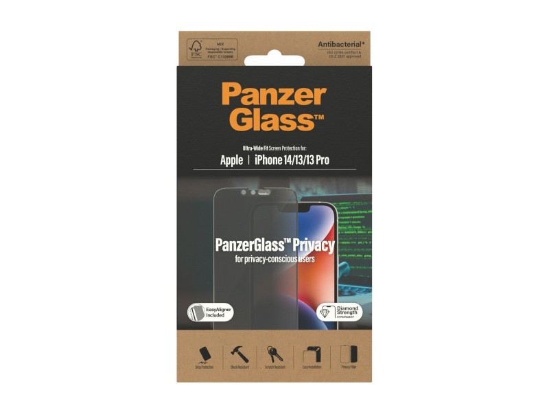 Протектор за екран на мобилен телефон Panzer Glass P2783 Apple iPhone 13 Pro iPhone 13 iPhone 14