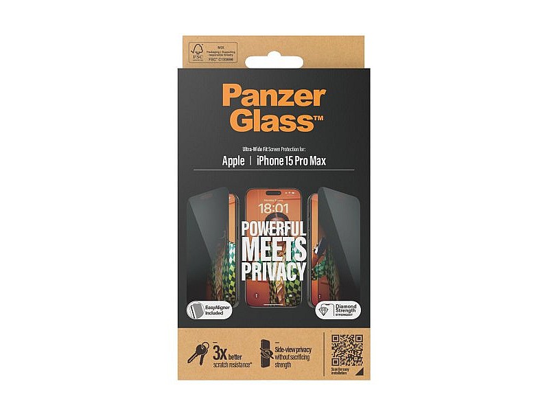 Протектор за екран на мобилен телефон Panzer Glass P2812 Apple
