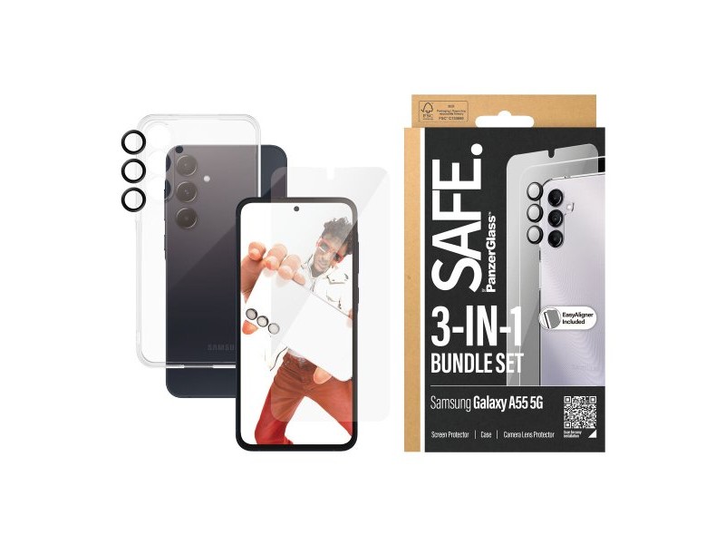 Протектор за екран на мобилен телефон Panzer Glass BSAFE95691 Samsung Galaxy A55