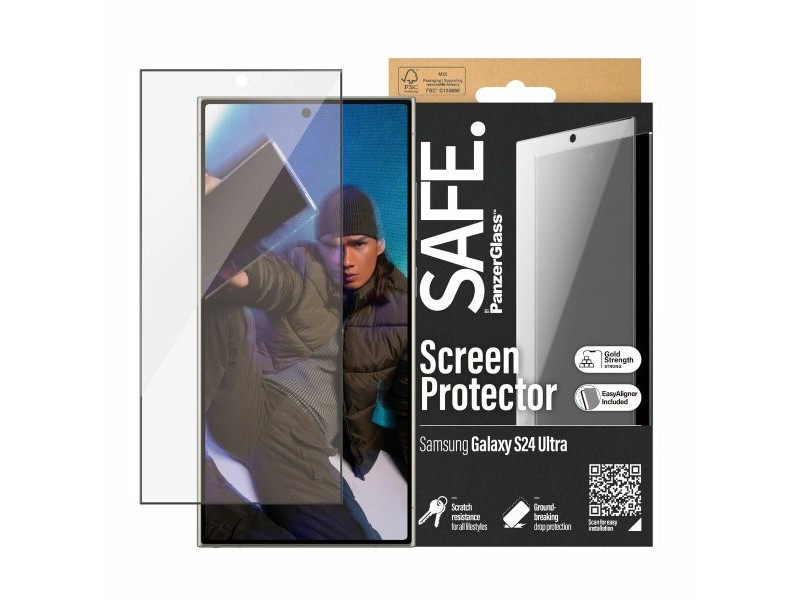 Протектор за екран на мобилен телефон Panzer Glass SAFE95668 Samsung Galaxy S24 Ultra Протектор за екран на мобилен телефон Panzer Glass SAFE95668 Samsung Galaxy S24 Ultra