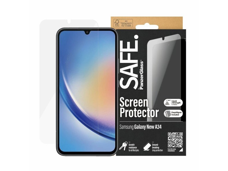 Протектор за екран на мобилен телефон Panzer Glass SAFE95686 Samsung Galaxy A35 Протектор за екран на мобилен телефон Panzer Glass SAFE95686 Samsung Galaxy A35