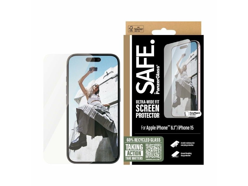 Протектор за екран на мобилен телефон PanzerGlass iPhone 16 -15
