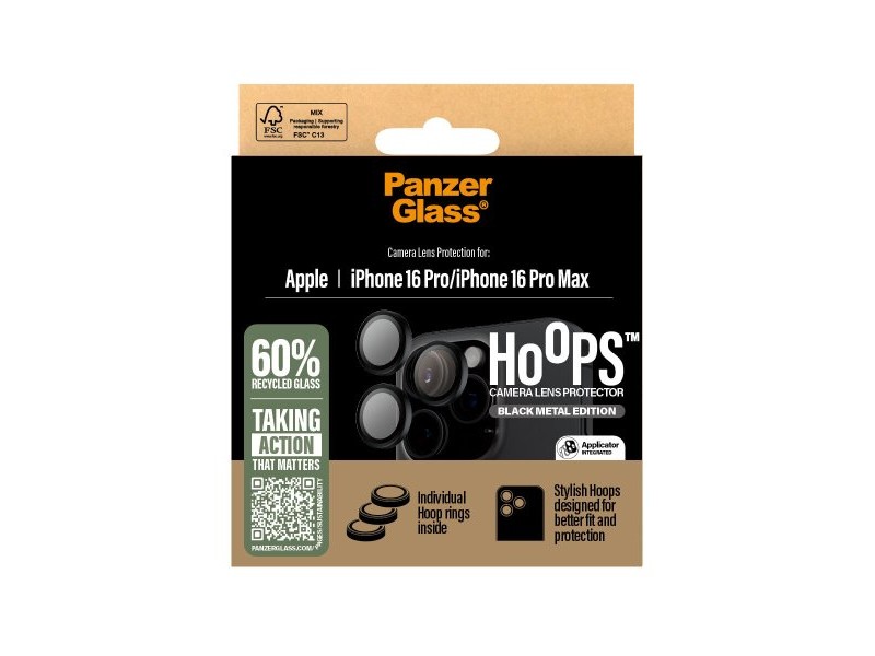Протектор за екран на мобилен телефон Panzer Glass iPhone 16 PMACCS Apple