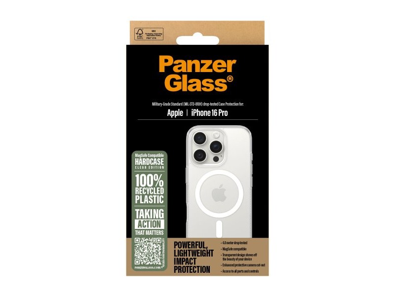 Протектор за екран на мобилен телефон PanzerGlass iPhone 16 Pro Apple