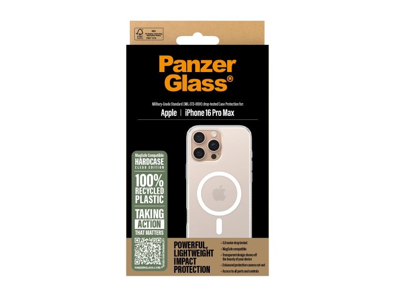 Протектор за екран на мобилен телефон PanzerGlass iPhone 16 Pro Max Apple Протектор за екран на мобилен телефон PanzerGlass iPhone 16 Pro Max Apple