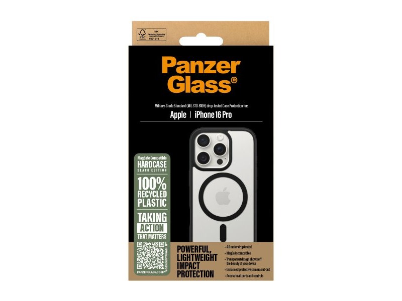 Протектор за екран на мобилен телефон PanzerGlass iPhone 16 Pro Apple