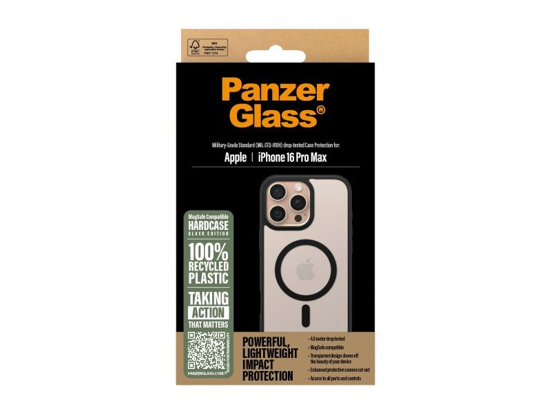 Протектор за екран на мобилен телефон PanzerGlass iPhone 16 Pro Max Apple Протектор за екран на мобилен телефон PanzerGlass iPhone 16 Pro Max Apple